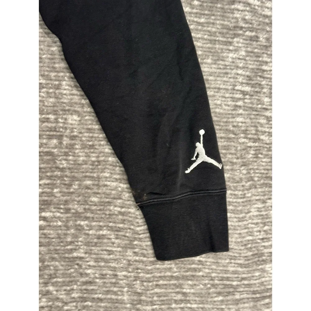 NIKE Air Jordan Sport DNA Black Fleece Pullover Hoodie Men's Size Large